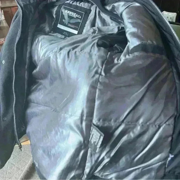 Trendy HAWK & Co Casual/Holiday/ Winter Coat/Jacket with hoodie! So cute! - Picture 15 of 16